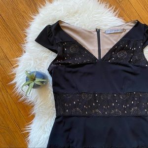 Andrew Marc | Black Lace Cocktail Dress | Size 6